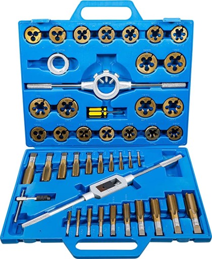 45 шт. Нарізні інструменти М6-М24, титан