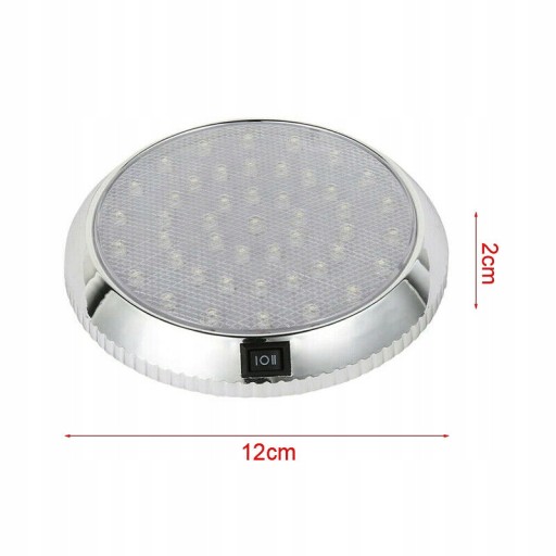 6944259849529 - 46 LED стельовий світильник 12V Caravan Campervan причин