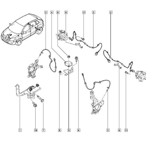 6944260718302 - 47930-JG200 Датчик силы тяжести ABS для Nissan Ju