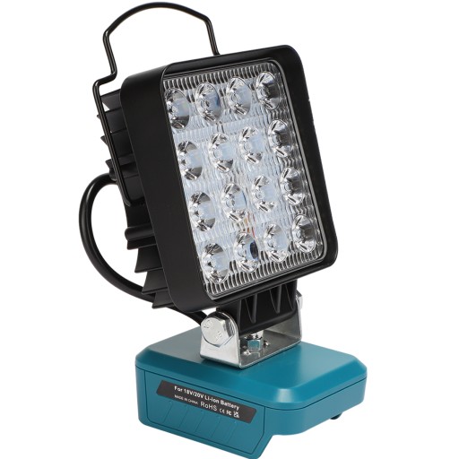 Рабочая лампа 48 Вт для портативного фонарика BOSCH, галогенная лампа на аккумуляторе 18 В