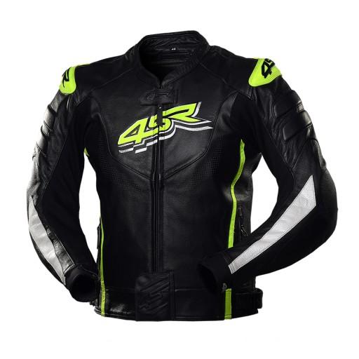 КОЖАНАЯ КУРТКА 4SR TT РЕПЛИКА НИТРО НЕОНОВАЯ 48