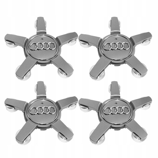 4шт колпаки, колпаки на диски, колпаки на Audi 135мм