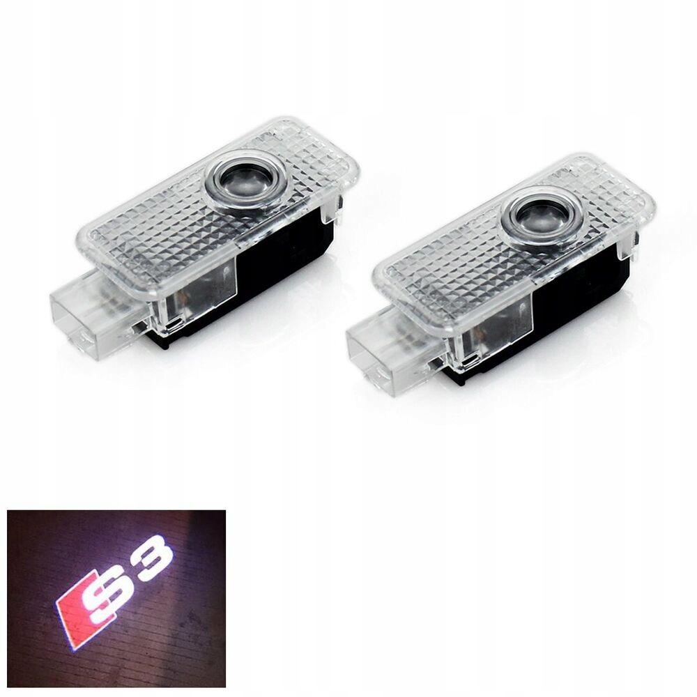 4X логотип Audi S3 світлодіодні лампи CREE логотип проектора ліс