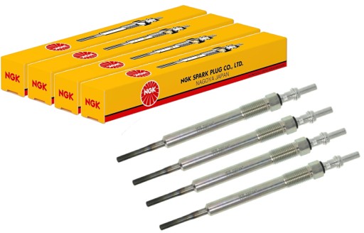 4x ngk Glow Plug nissan terrano II 3.0 DTI