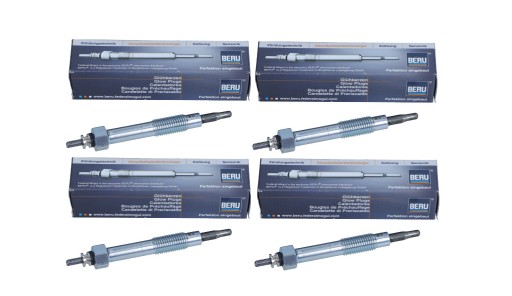 4x Beru Glow Plugck Nissan Almera Primera P10 P11 Sunny III 2.0D
