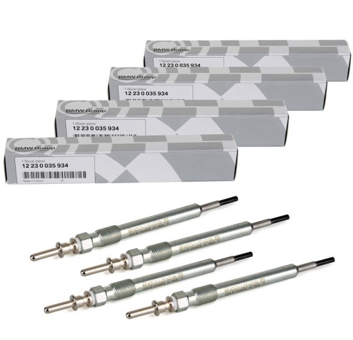 0035934 - 4 свечи накаливания bmw n47/b47 12230035934 оригинал