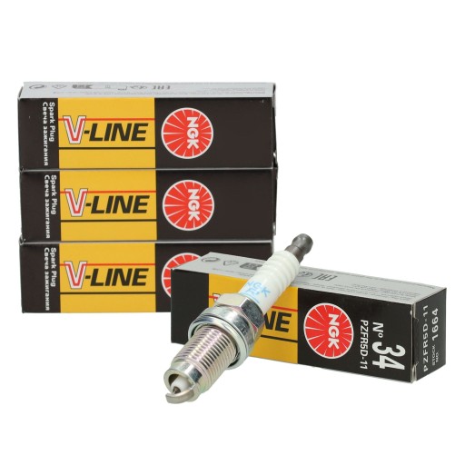 4x NGK 1664 Зажигательная заглушка PZFR5D-11 V-Line 34