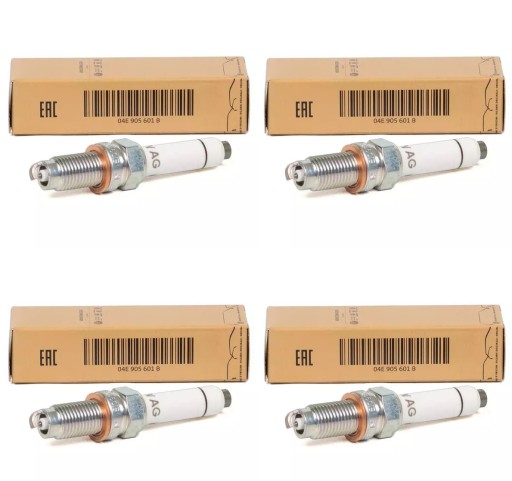 4x Новая оригинальная зажигательная заглушка VW Skoda Seat Audi TSI TFSI 04E905601B