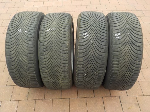 4x ЗИМОВІ ШИНИ MICHELIN ALPIN 5 225/55/17 7мм