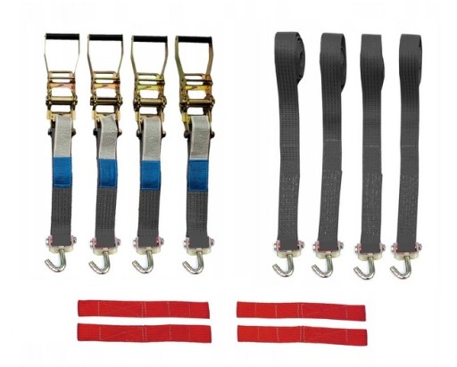 4 поворотні гаки транспортного ременя 4T/3M/50 Black4