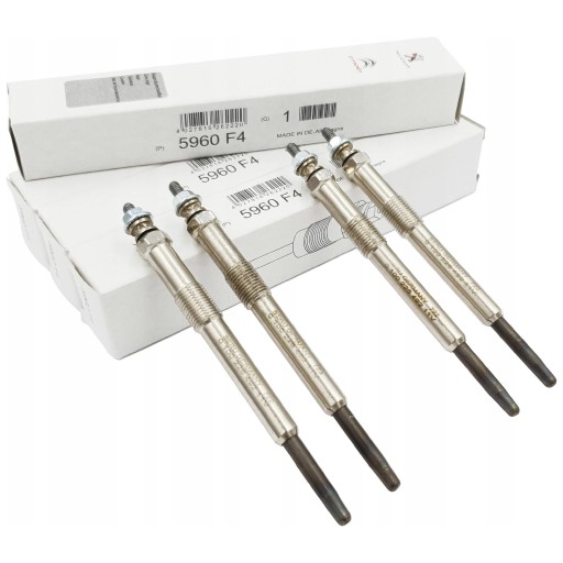 5960.F4 5960F4 - 4x свічки розжарювання peugeot 508 607 807 2.0 hdi original psa