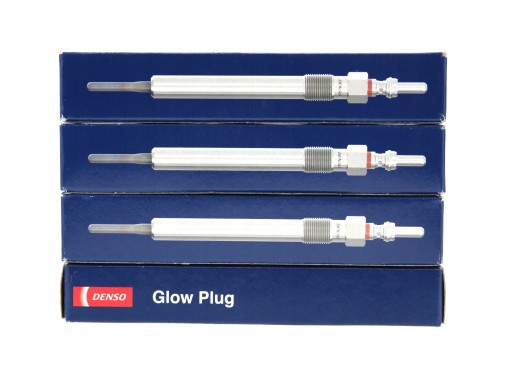 4x Glow Plugs Denso DG-113 Volvo C30 S40 II V50 1.6d