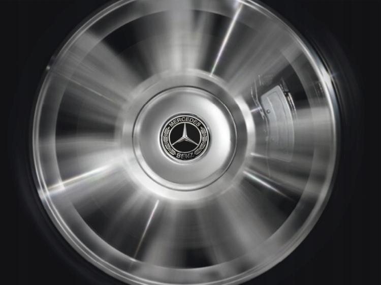 4X самовыравнивающиеся колпачки для дисков Mercedes 75 мм