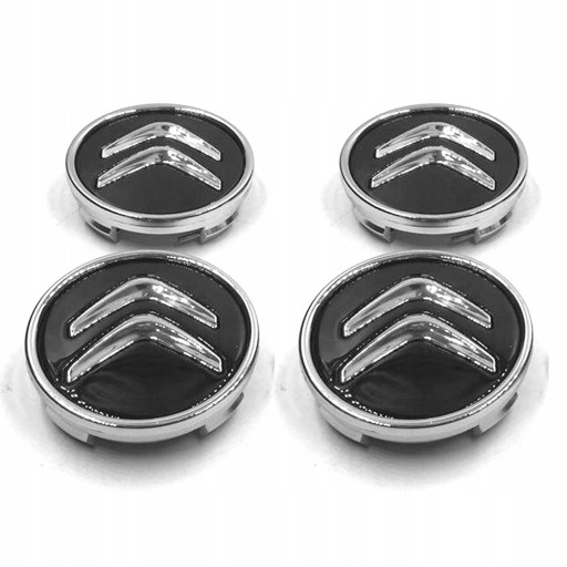 4x КРЫШКИ, КОЛЕСНЫЕ КОЛЕСКИ, CITROEN 60MM, Легковые автомобили, 4 шт.
