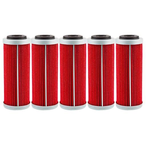 BD600401-5pcs-red - 5 шт. — масляный фильтр красного цвета для мотоцикла SX