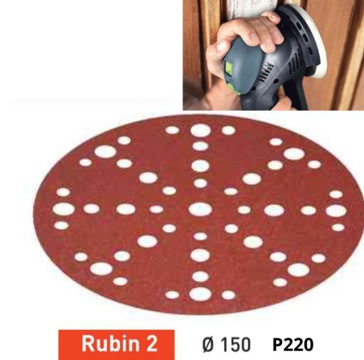 50 дисків RUBIN 2, діаметр D150, зернистість P220 FESTOOL 575193