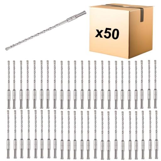 50x СВІДЛО ПО БЕТОНУ SDS PLUS 8 x 210 мм Quatro S4