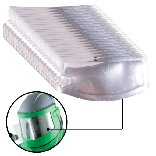 Плівка козирка 50x для шолома NOVA 3 для піскоструминного ковзання, захисне скло