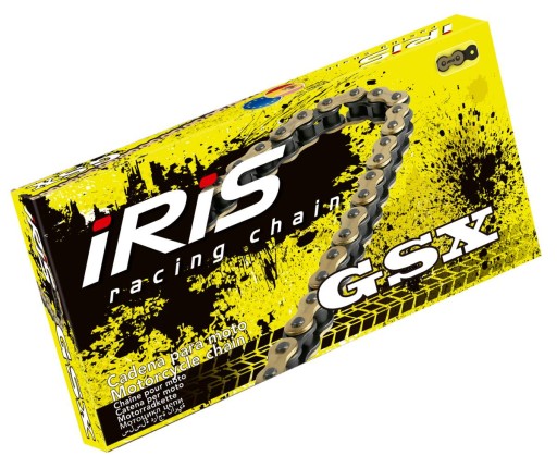 IRIS520GSX120GB - 520 GSX-120 ЦЕПЬ БЕЗ УПЛОТНИТЕЛЬНЫХ КОЛЕЦ ОТКРЫТАЯ + ЗАСТЕЖКА