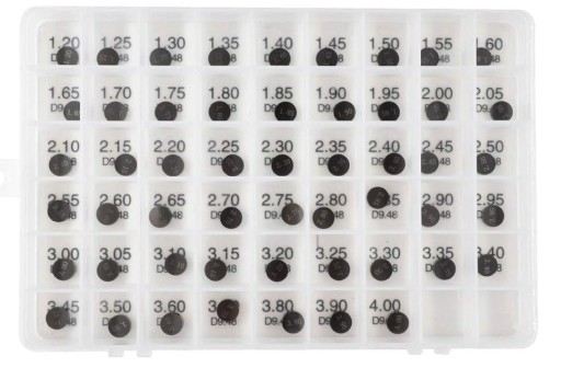 av-06 - 52X пластины клапана 9,48 мм 1,20-3,90 полный набор микс ассорти комплект