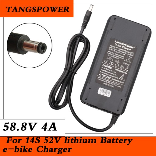 58.8 V 4a електричний велосипед зарядний пристрій для 14S 52