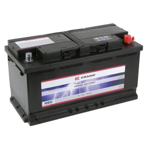 590122072KR Акумулятор Kramp 12V 90 Ah, заправлений