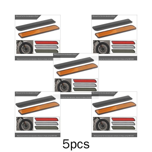 5x отражатель передней вилки мотоцикла для Harley