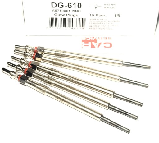 5x Glow Plug Denso DG-610 DG610 Volvo V50 S60 S60 V70 2.4