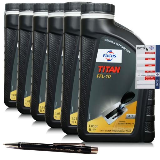 6л масло fuchs titan pentosin ffl-10 для коробок передач dsg mb 236.22 6л