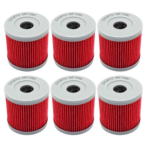 BD600518-6pcs-red - 6шт-красный масляный фильтр для Suzuki DRZ400