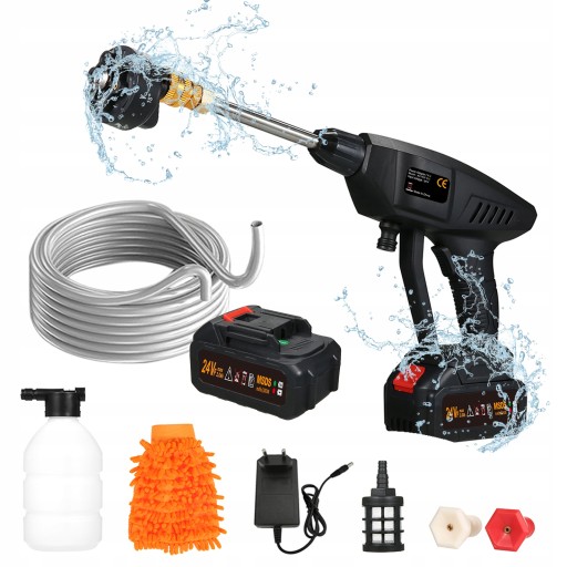 6 в 1 spray беспроводная шайба с питанием 60 бар