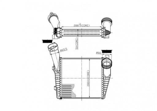 612 580 - 612 580_B РАДИАТОР VW TOUAREG 2.5TDI 02-