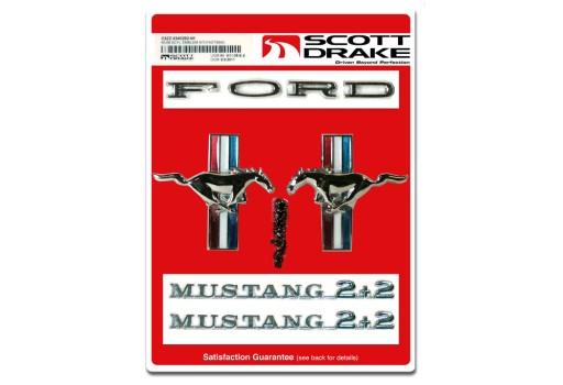 C5ZZ-6340282-6K - 65 66 FORD Mustang набор эмблем Fastback