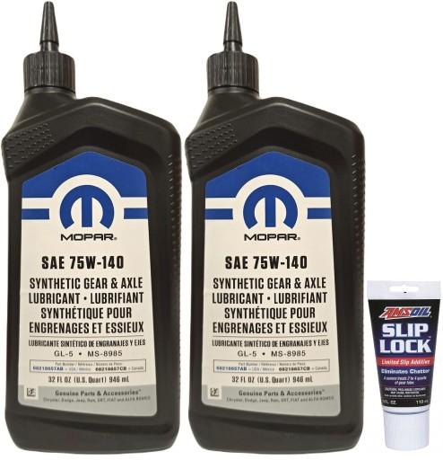 68218657CA MOPAR 75W140 X 2 + AMSOIL SLIP LOCK