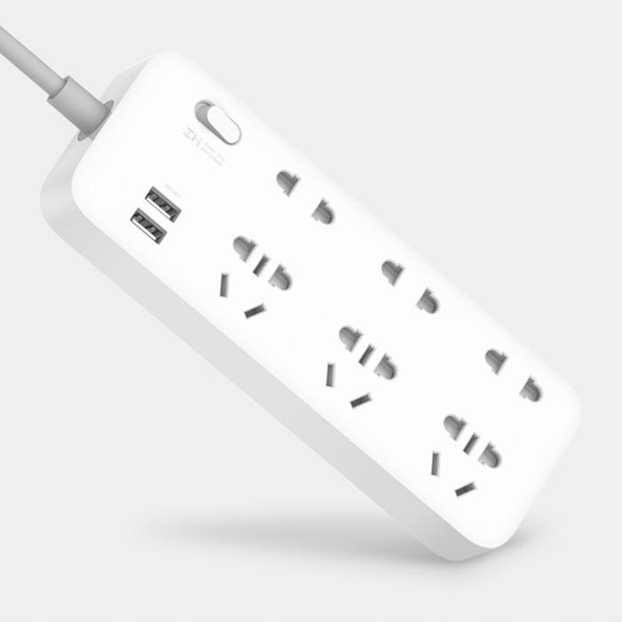 6ac Socket + 2 USB Output Power Strip 18W Fast