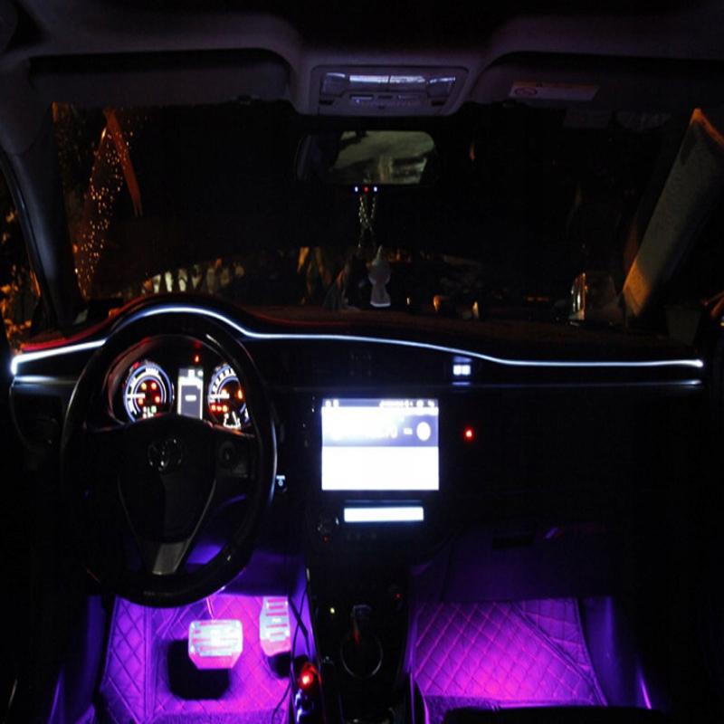 6m EL Wire Fiber Wire Ambient Strip як LED