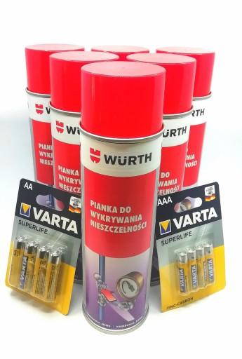 6X WURTH 400ML УТЕЧКА ОБНАРУЖЕНИЯ ПЕНЫ