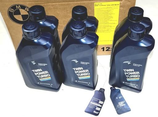 6л ОРИГІНАЛЬНЕ МАСЛО BMW TWIN POWER TURBO 0W30 Longlife-04 LL-04 + карта