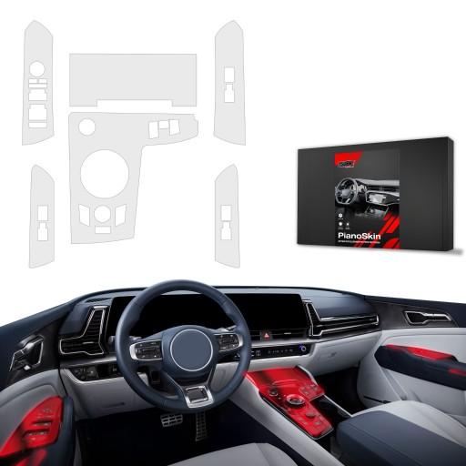 Плівка захисна салон 6in1 Grizz для Kia Sportage 5 (2021-2024) Матова