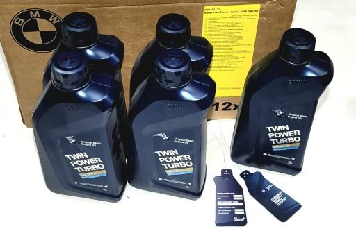 6x ОРИГИНАЛЬНОЕ BMW TWIN POWER TURBO OIL 6L 0W30 LL-04