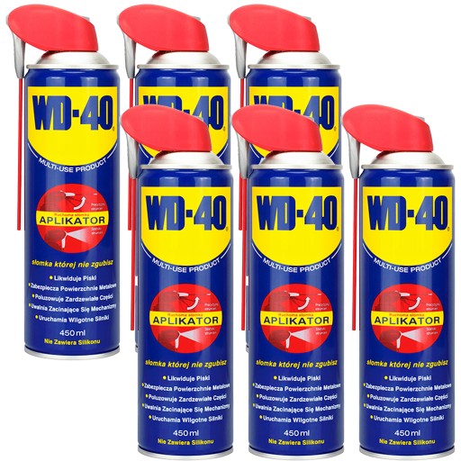 6x многофункциональный препарат WD-40 с аппликатором 450 мл