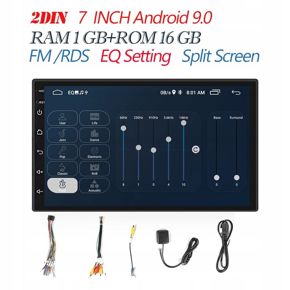 7 1 16 стиль Android 9.0 2 Din автомагнитола му