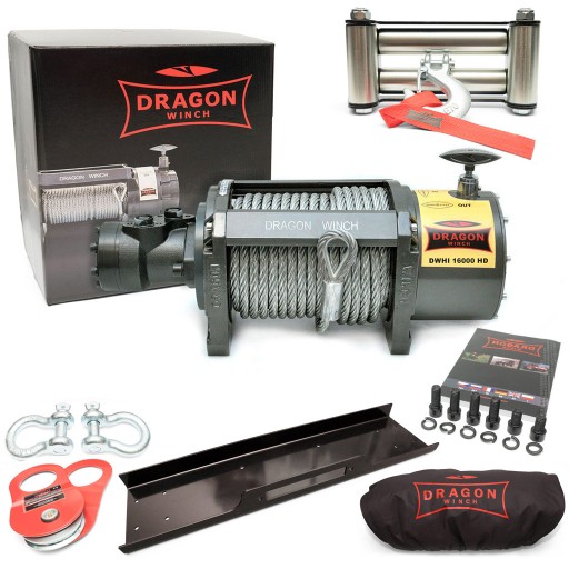 7.25T/14.5T DRAGON WINCH ГІДРАВЛІЧНА АВТОМОБІЛЬНА КАНАТНА ЛЕБІДКА