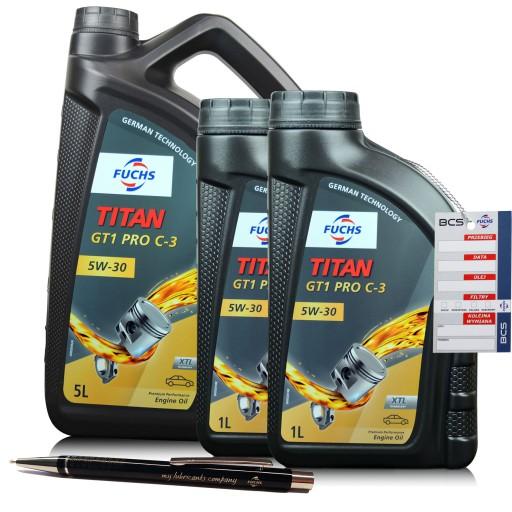 МОТОРНОЕ МАСЛО FUCHS TITAN GT1 PRO C3 5W30 XTL 7 Л 7 Л