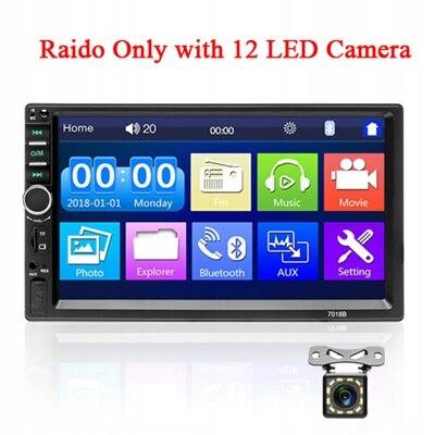 7018b с 12led Cam стиль Hikity 2 Din Радио автомобиль