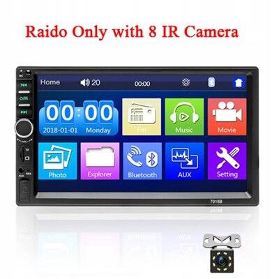 7018b с 8 стилями ИК Cam Hikity 2 Din Радио автомобиль