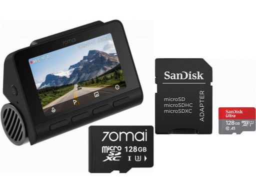 70Mai Dash Cam A810 4K + SD карта 70mai 128GB + КАРТА ПАМ'ЯТІ 128GB!