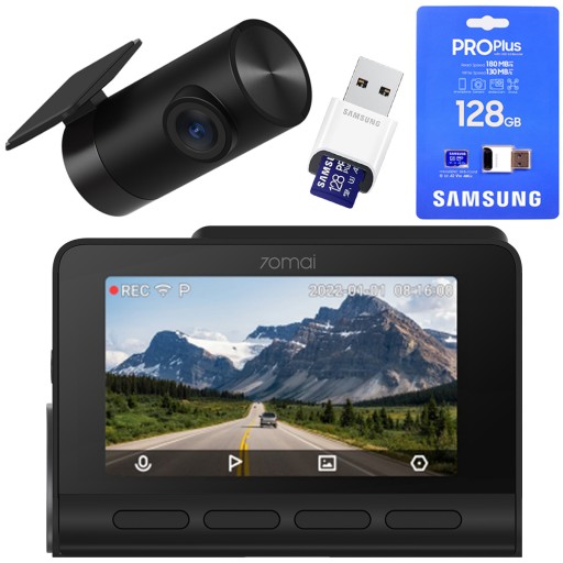 Автомобильная камера 70mai A810, видеорегистратор заднего вида + устройство чтения карт памяти 128 ГБ