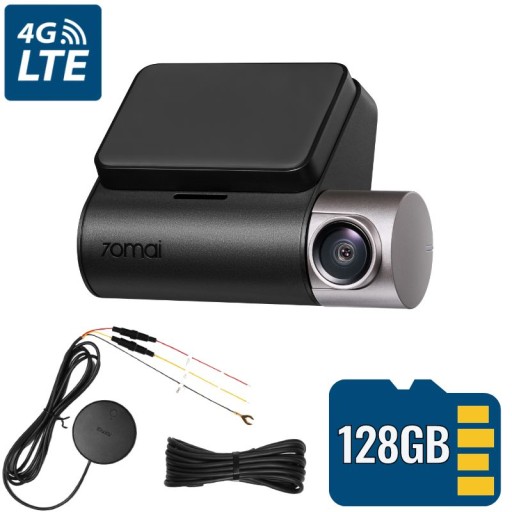 Видеорегистратор 70mai A510 128 ГБ + UP04 4G LTE Cloud