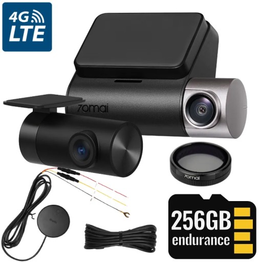 70mai Видеорегистратор A510 Dual +Endurance 256ГБ +UP04 LTE +CPL